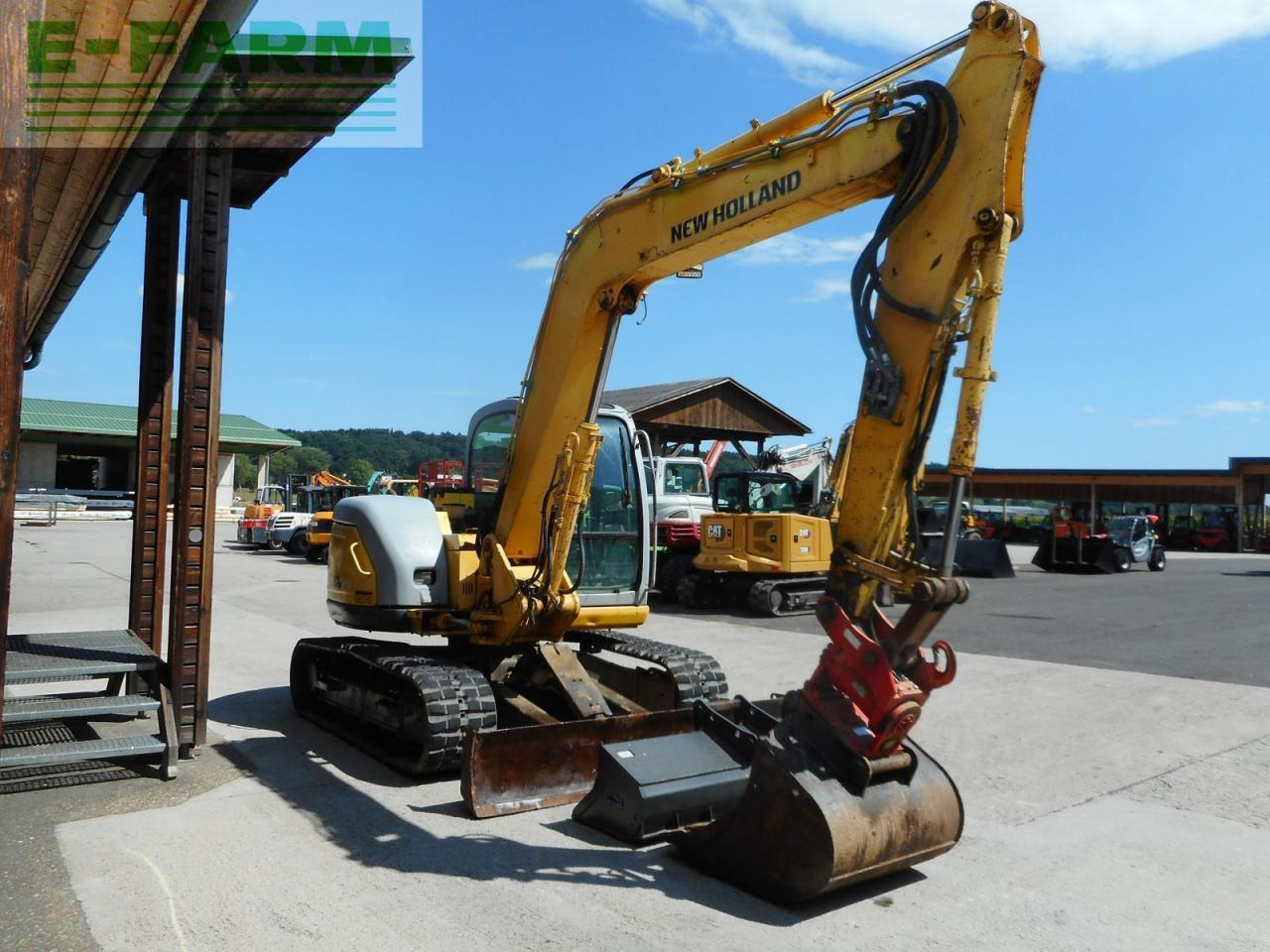 Kobelco new holland e80-1es mit powertilt ( 8.290kg ) - מיני מחפר: תמונה 5 Kobelco new holland e80-1es mit powertilt ( 8.290kg ) - מיני מחפר: תמונה 5
