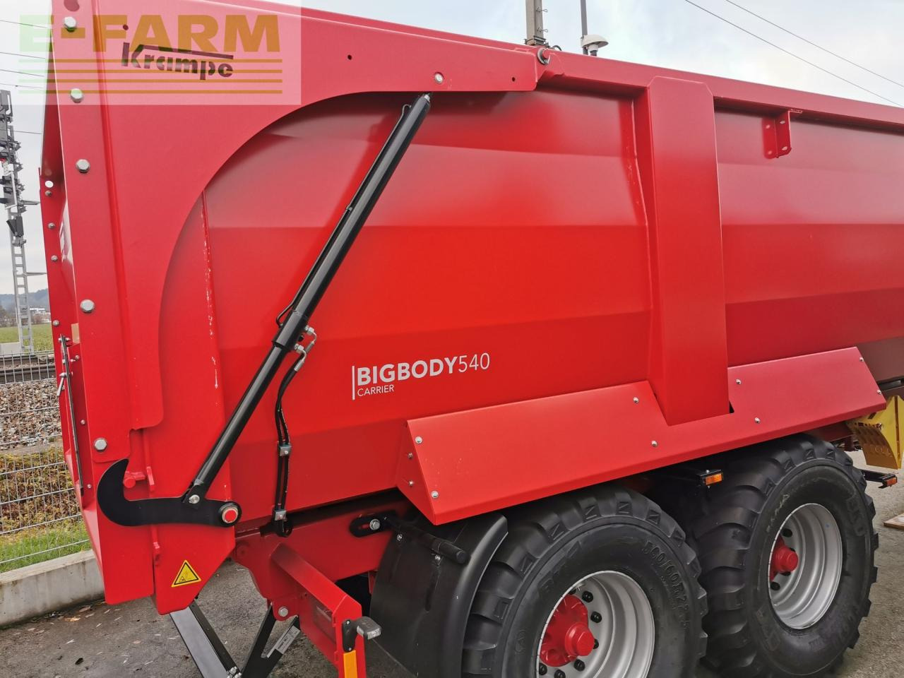 Krampe Big Body 540 - מסיר פסולת/ קרון נגרר חקלאי: תמונה 5 Krampe Big Body 540 - מסיר פסולת/ קרון נגרר חקלאי: תמונה 5
