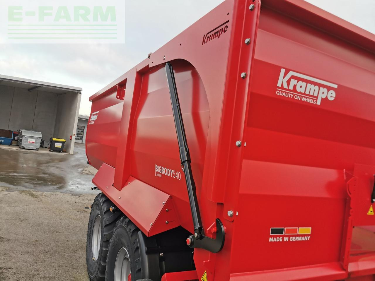 Krampe Big Body 540 - מסיר פסולת/ קרון נגרר חקלאי: תמונה 4 Krampe Big Body 540 - מסיר פסולת/ קרון נגרר חקלאי: תמונה 4