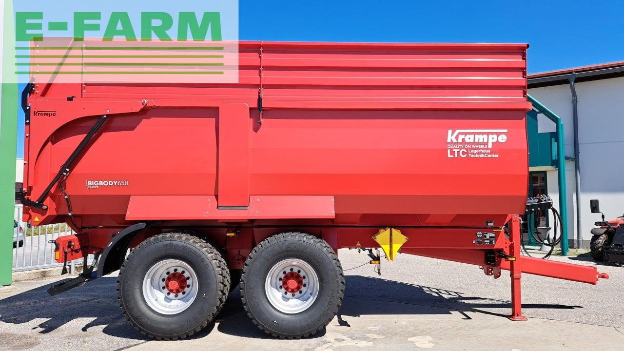 Krampe Big Body 650 Carrier - מסיר פסולת/ קרון נגרר חקלאי: תמונה 5 Krampe Big Body 650 Carrier - מסיר פסולת/ קרון נגרר חקלאי: תמונה 5