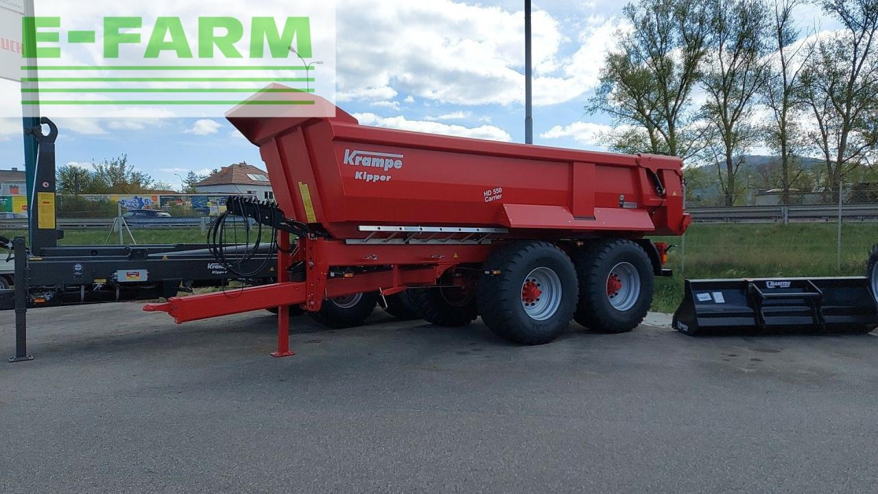 Krampe HD 550 Carrier - מסיר פסולת/ קרון נגרר חקלאי: תמונה 1 Krampe HD 550 Carrier - מסיר פסולת/ קרון נגרר חקלאי: תמונה 1