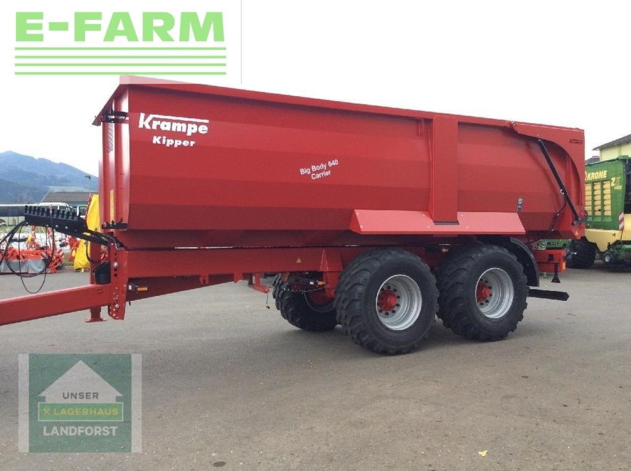 מסיר פסולת/ קרון נגרר חקלאי Krampe big body 640: תמונה 6