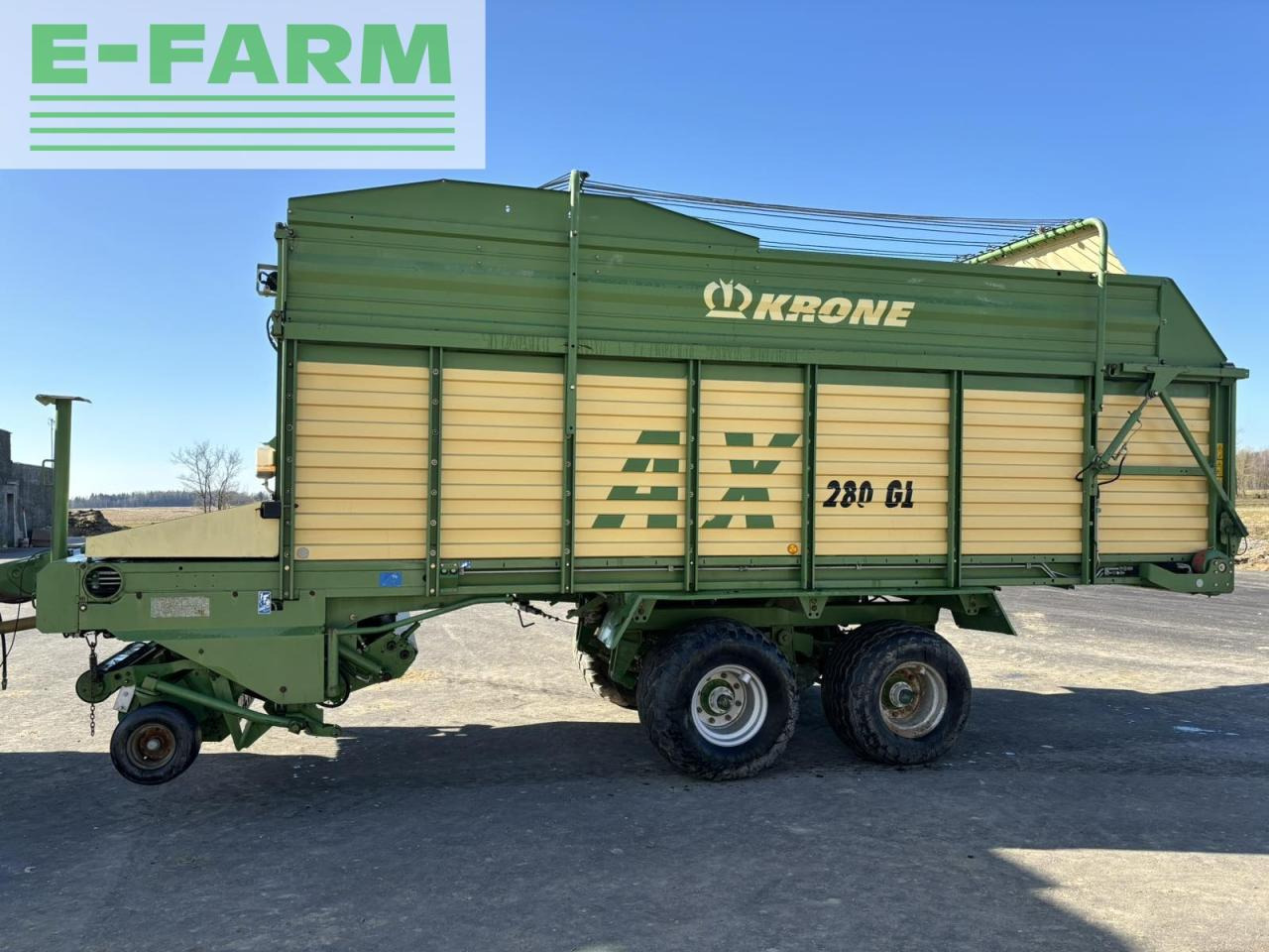 Krone AX 280 GL - מסיר פסולת/ קרון נגרר חקלאי: תמונה 1 Krone AX 280 GL - מסיר פסולת/ קרון נגרר חקלאי: תמונה 1