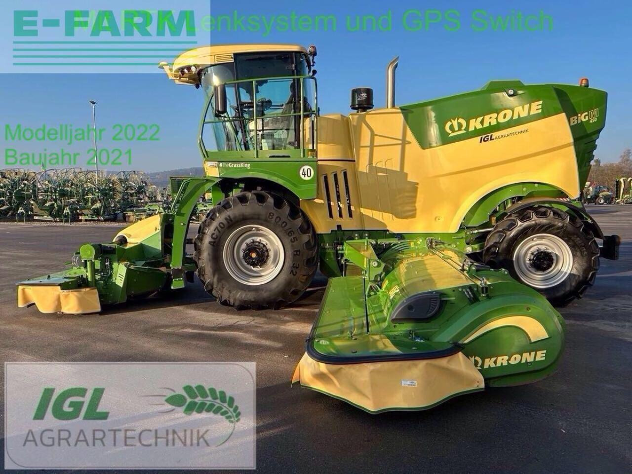 Krone big m 450 cv (stufe v) (bm105-24) - מכסחה: תמונה 1 Krone big m 450 cv (stufe v) (bm105-24) - מכסחה: תמונה 1