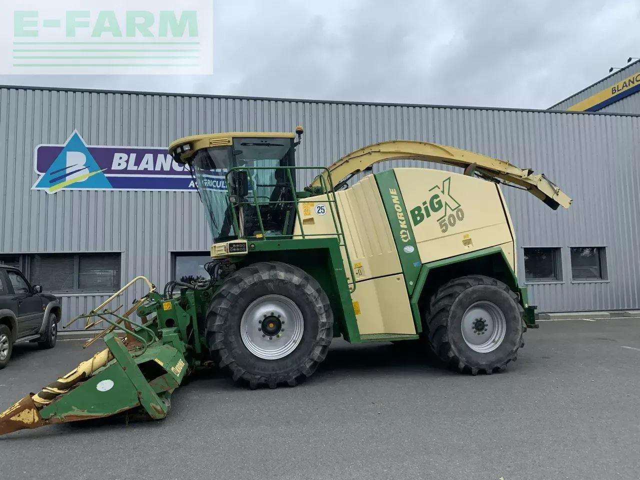 Krone big x 500 - מקצרת מספוא: תמונה 1 Krone big x 500 - מקצרת מספוא: תמונה 1