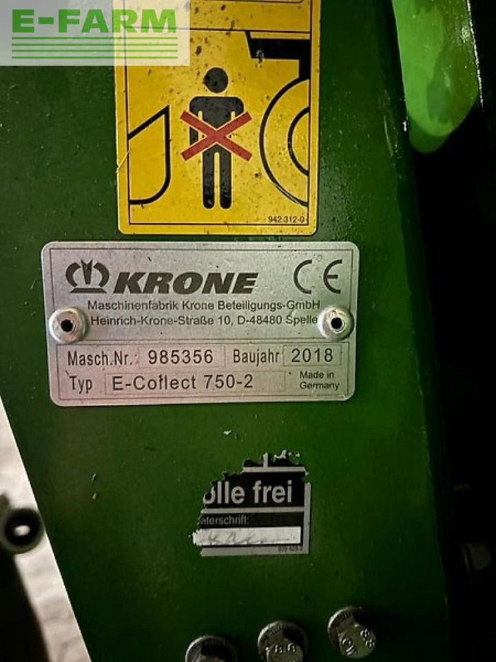 Krone big x 630 - מקצרת מספוא: תמונה 4 Krone big x 630 - מקצרת מספוא: תמונה 4