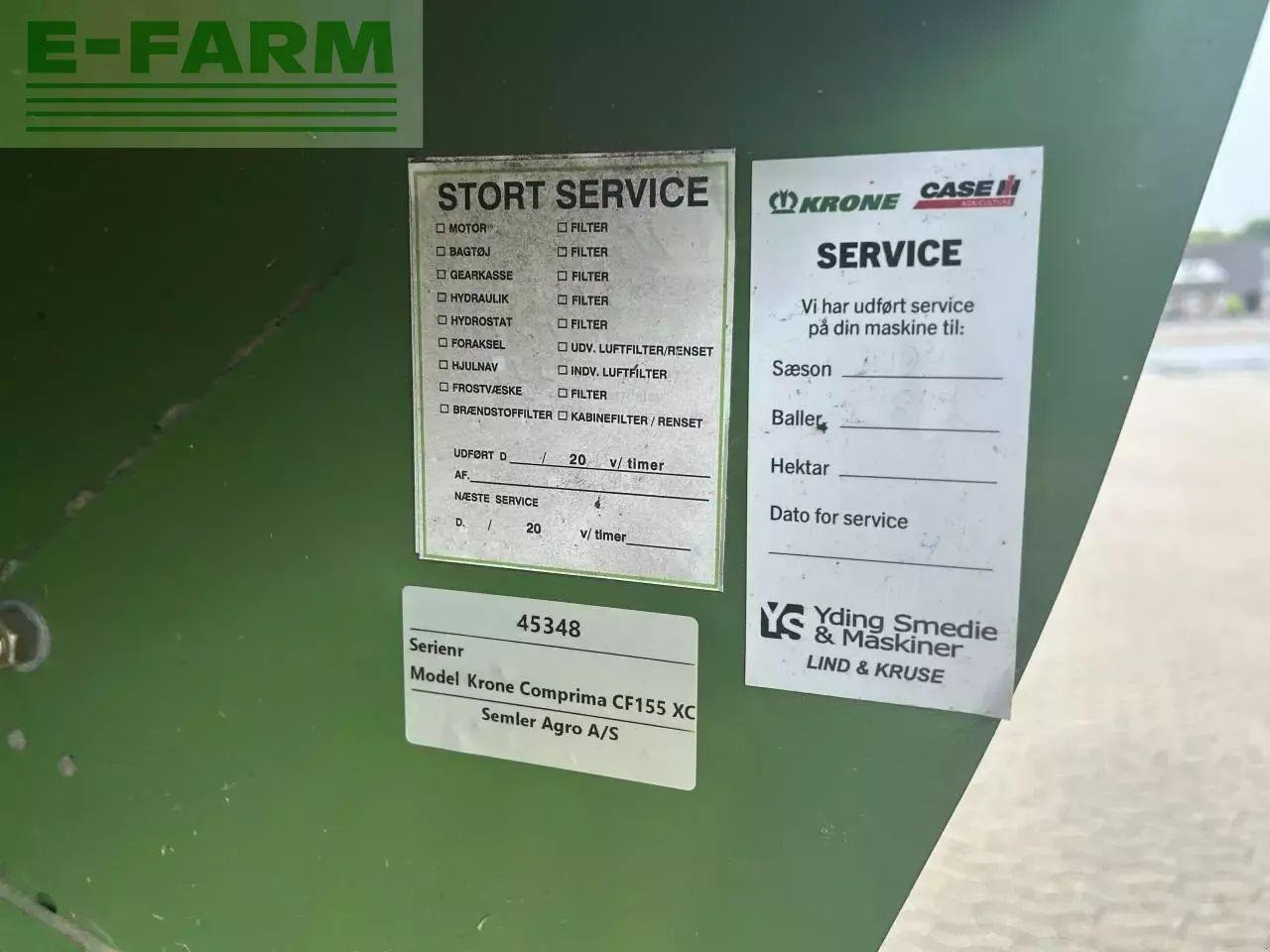 Krone cf155 xc extreme - מכונת צרור מרובעת: תמונה 3 Krone cf155 xc extreme - מכונת צרור מרובעת: תמונה 3