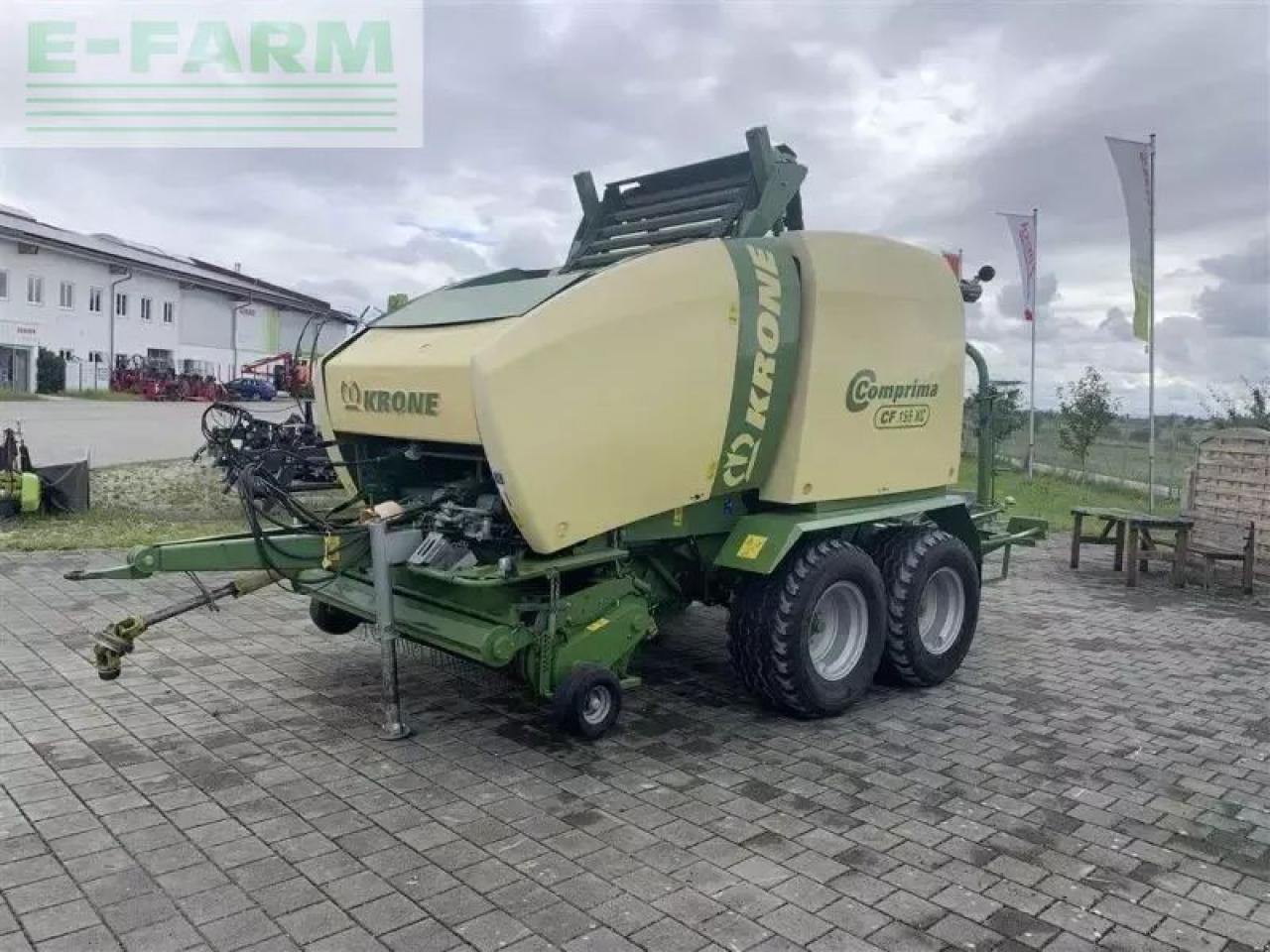 Krone comprima cf 155 xc - מכונת צרור מרובעת: תמונה 3 Krone comprima cf 155 xc - מכונת צרור מרובעת: תמונה 3