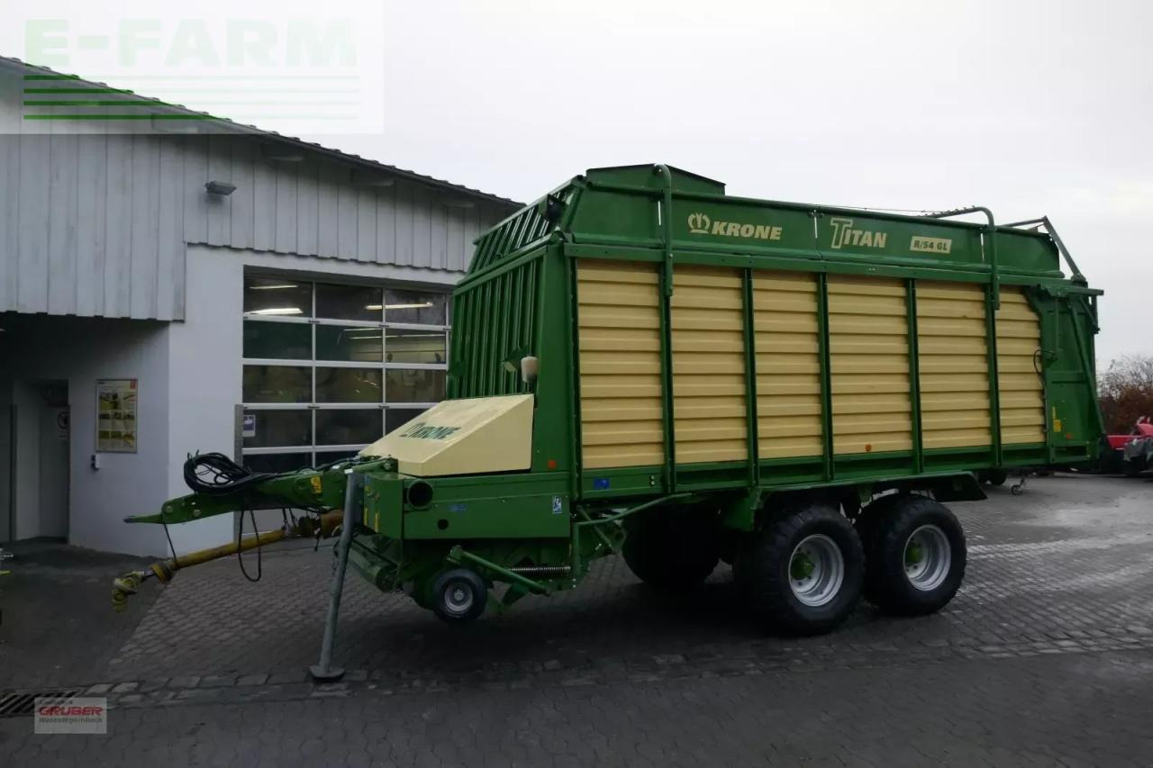 Krone titan r/54 gl - עגלת טעינה עצמית: תמונה 1 Krone titan r/54 gl - עגלת טעינה עצמית: תמונה 1