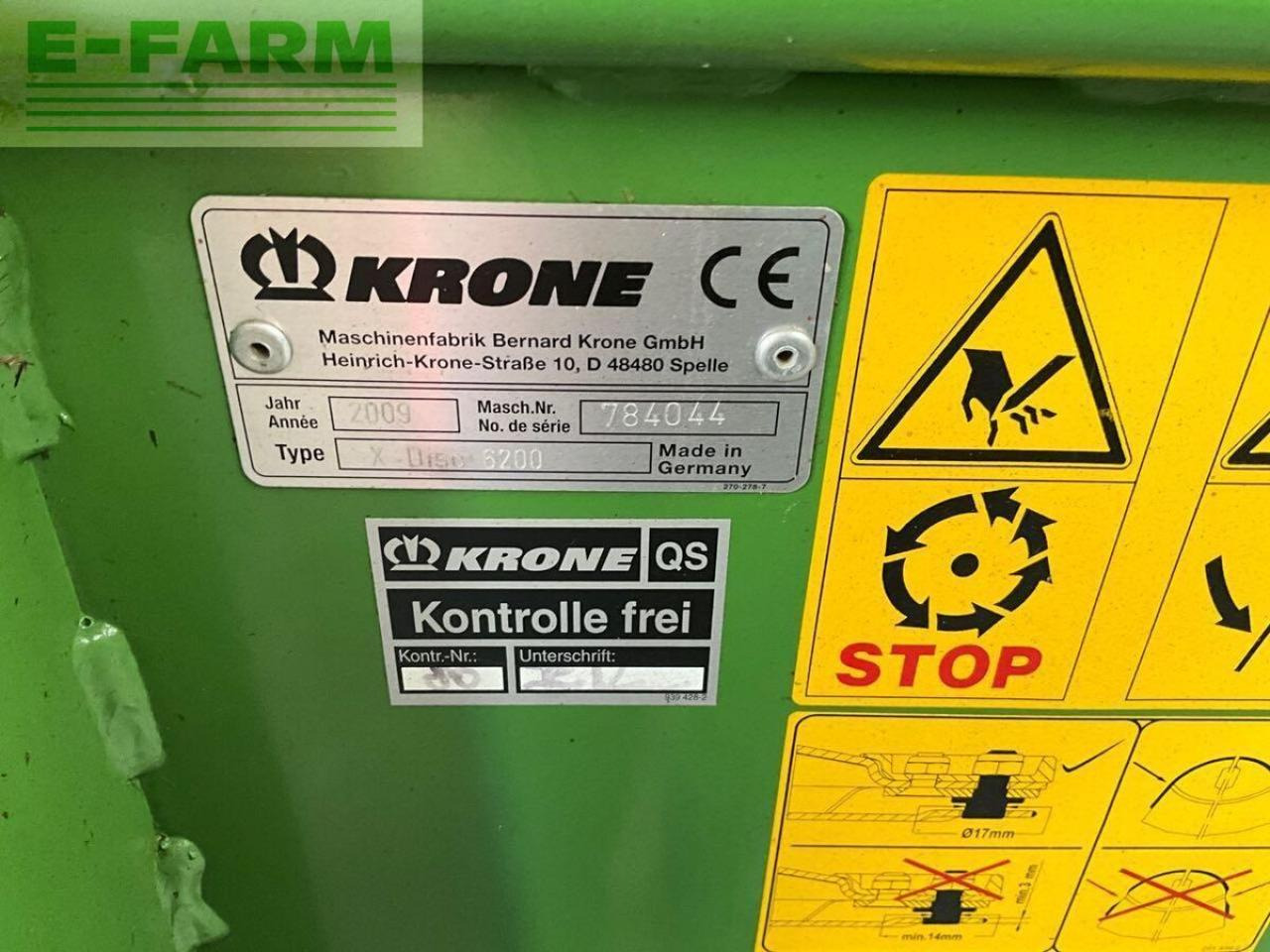 צרופת מקצרת מספוא Krone xdisc 6200: תמונה 6