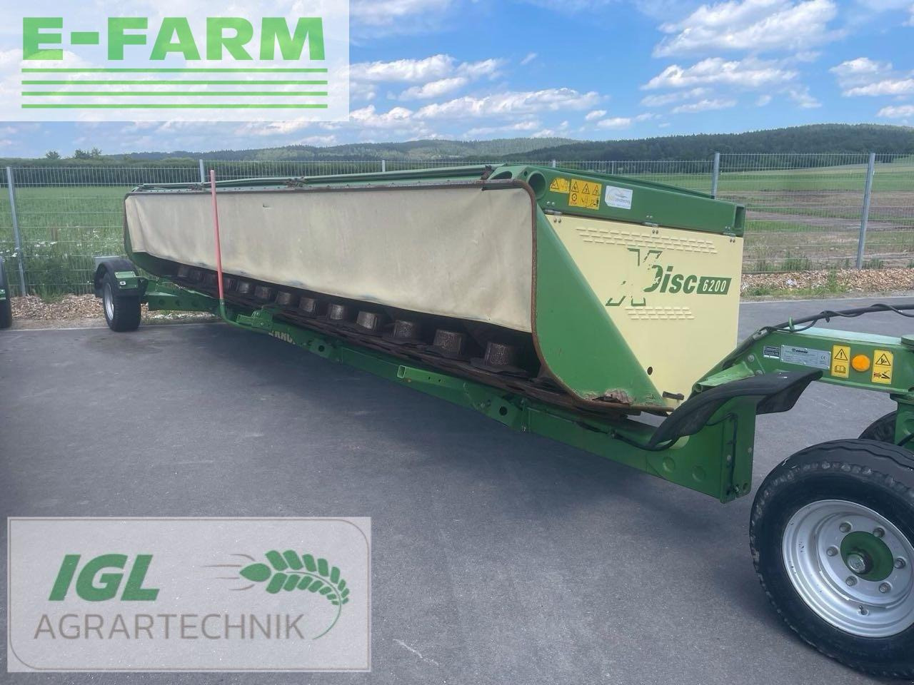 Krone xdisc 6200 - צרופת מקצרת מספוא: תמונה 2 Krone xdisc 6200 - צרופת מקצרת מספוא: תמונה 2