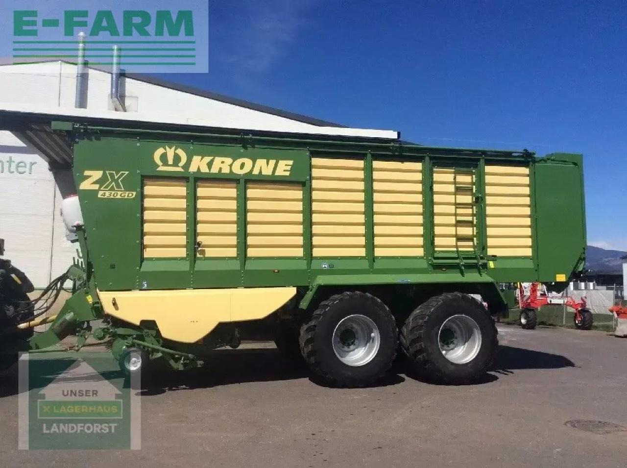 Krone zx 430 gd - עגלת טעינה עצמית: תמונה 2 Krone zx 430 gd - עגלת טעינה עצמית: תמונה 2