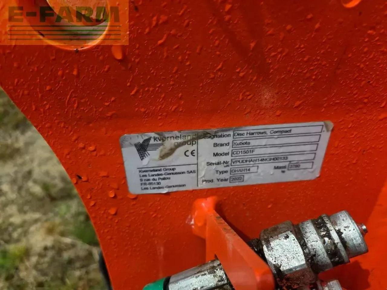Kubota cd1501f - קלטרת: תמונה 4 Kubota cd1501f - קלטרת: תמונה 4
