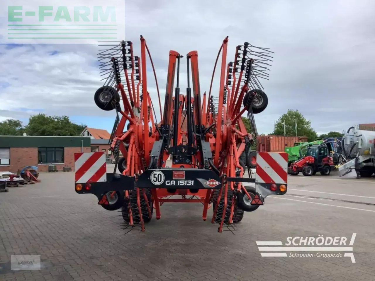 Kuhn ga 15131 - isobus - גורף/ מגרפה: תמונה 4 Kuhn ga 15131 - isobus - גורף/ מגרפה: תמונה 4