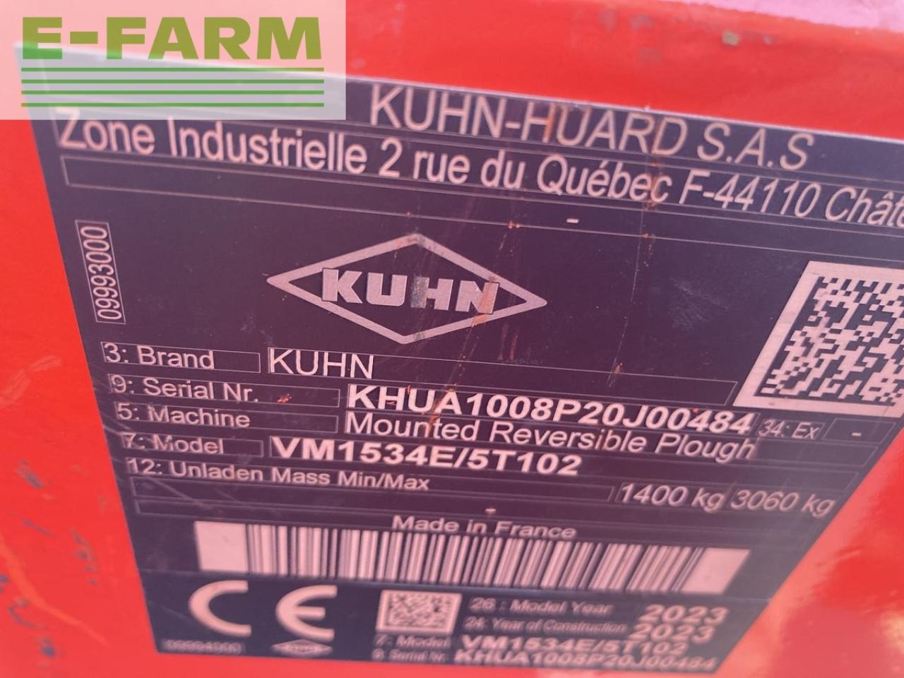 Kuhn vari-master 153 4e - מחרשה: תמונה 5 Kuhn vari-master 153 4e - מחרשה: תמונה 5