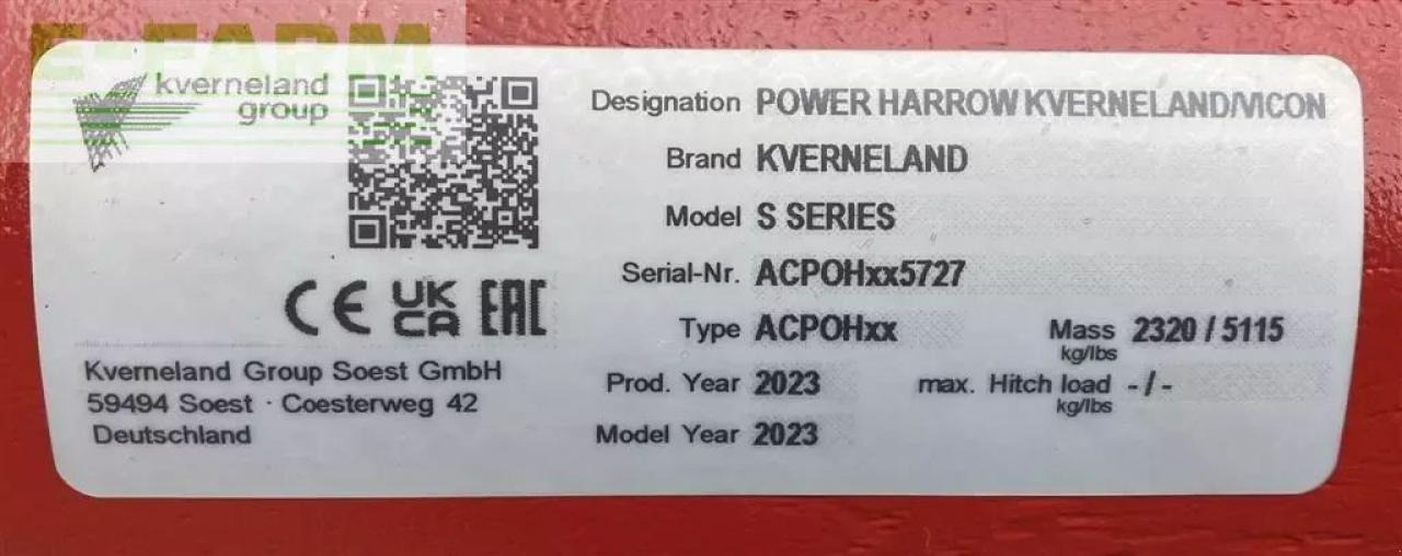 מקדחת זריעה משולבת Kverneland e-maxidrill s series acpohxx: תמונה 12 מקדחת זריעה משולבת Kverneland e-maxidrill s series acpohxx: תמונה 12