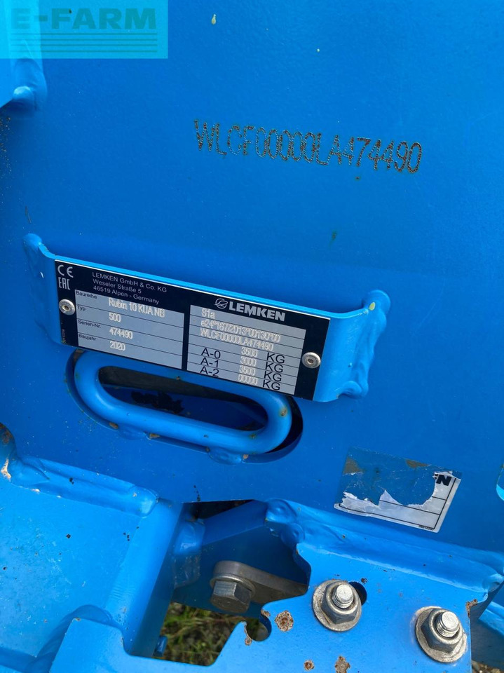 Lemken 10/500kua - קלטרת: תמונה 5 Lemken 10/500kua - קלטרת: תמונה 5