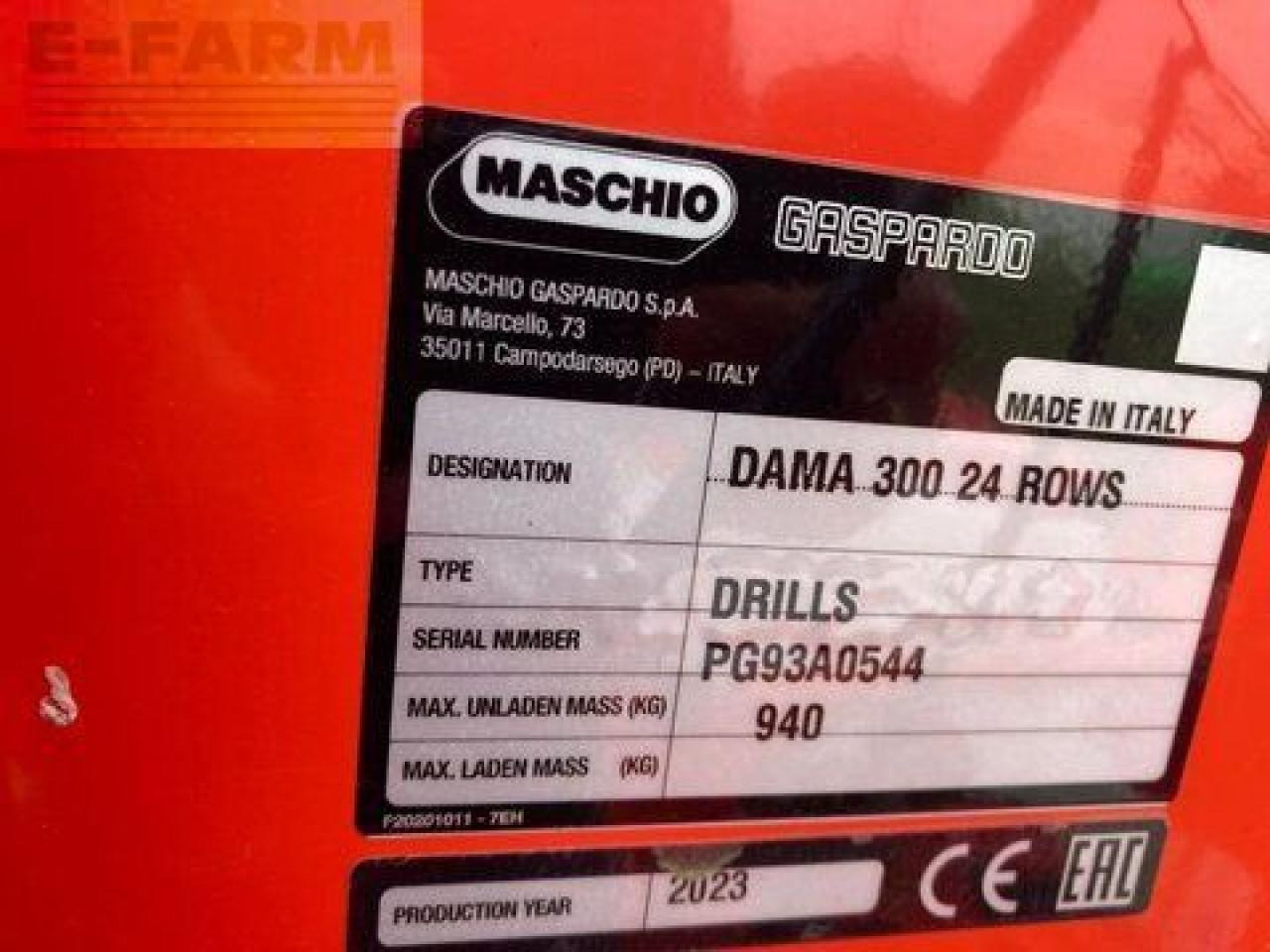 Maschio dm classic 3000 + dama 300 - מקדחת זרעים: תמונה 3 Maschio dm classic 3000 + dama 300 - מקדחת זרעים: תמונה 3