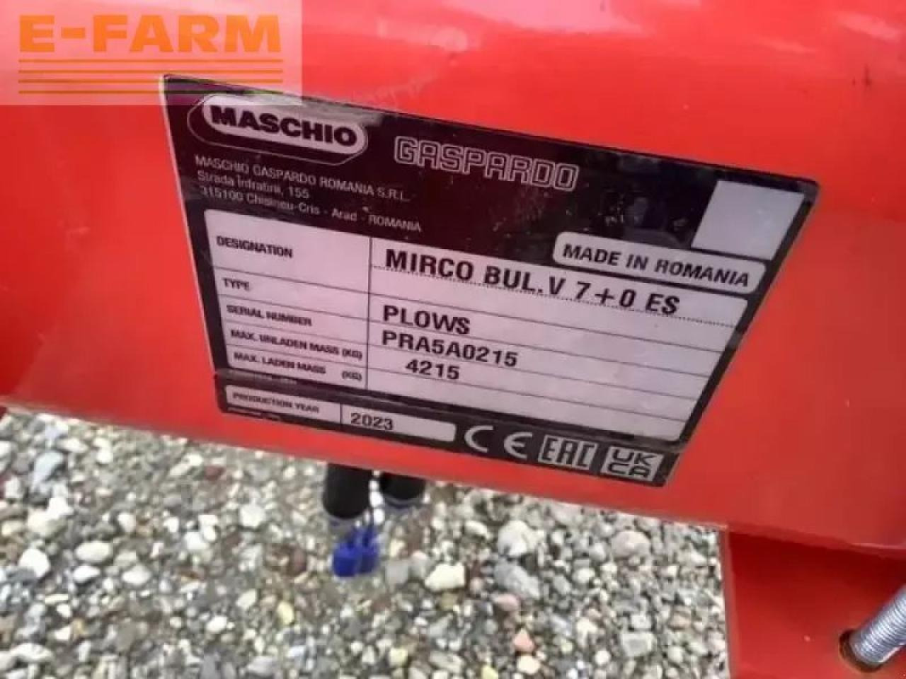 Maschio mirco 7 - מחרשה: תמונה 5 Maschio mirco 7 - מחרשה: תמונה 5