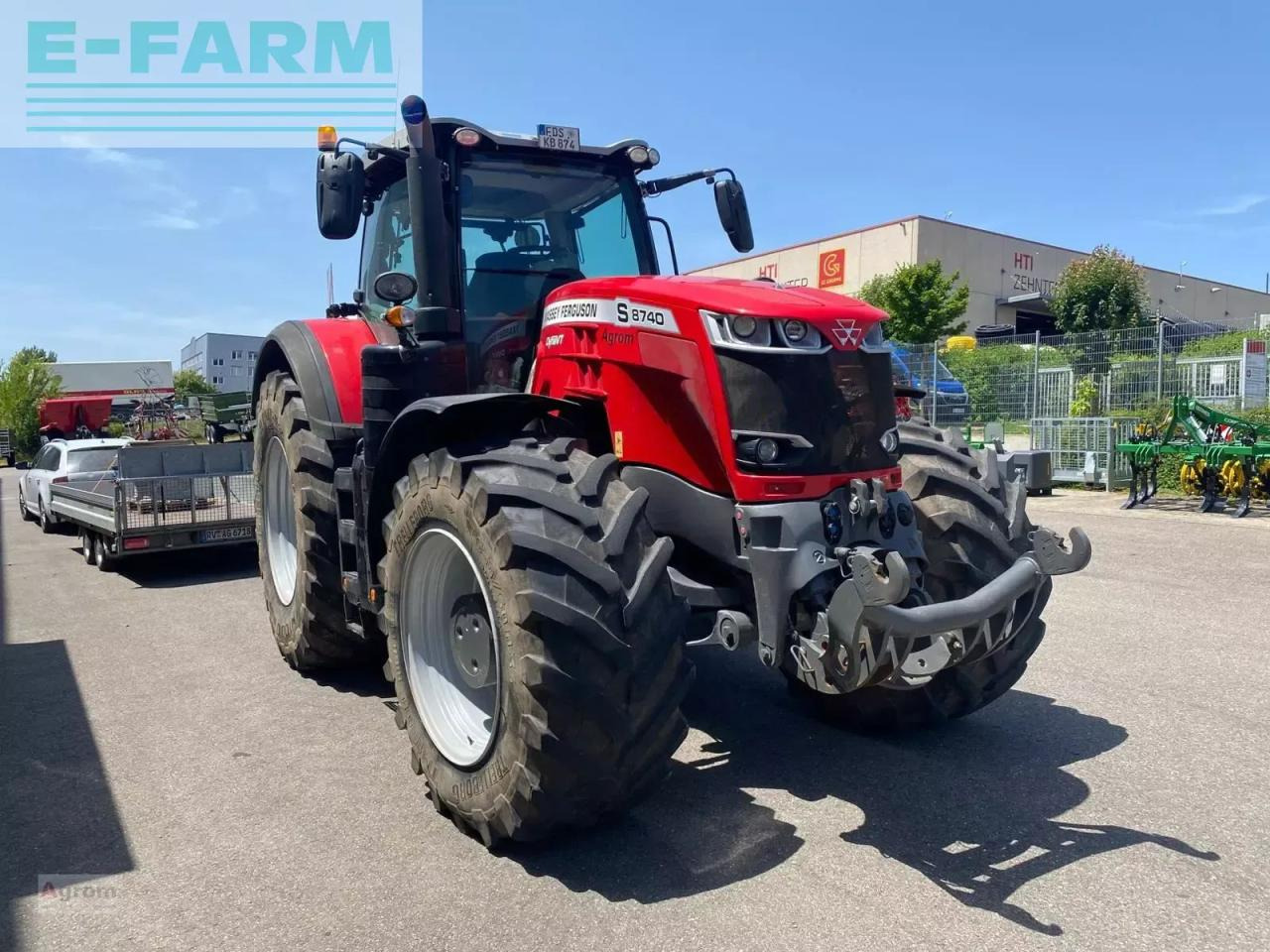Massey Ferguson 8740 s dyna vt exclusive Exclusive - טרקטור חקלאי: תמונה 1 Massey Ferguson 8740 s dyna vt exclusive Exclusive - טרקטור חקלאי: תמונה 1