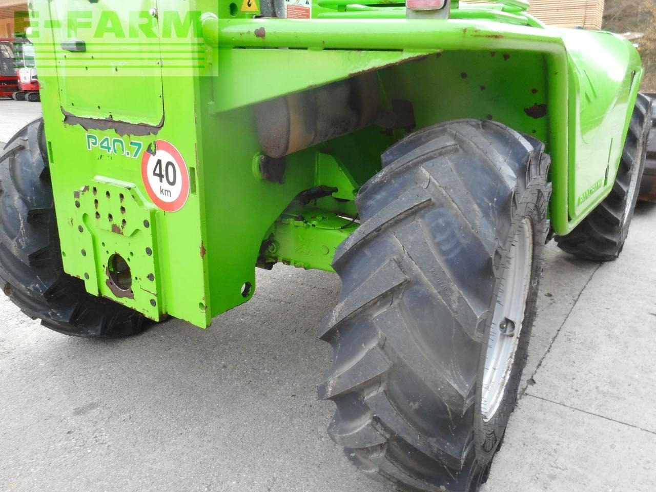 מפעיל טלסקופי Merlo p40.7 turbofarmer ( neue bereifung ): תמונה 14