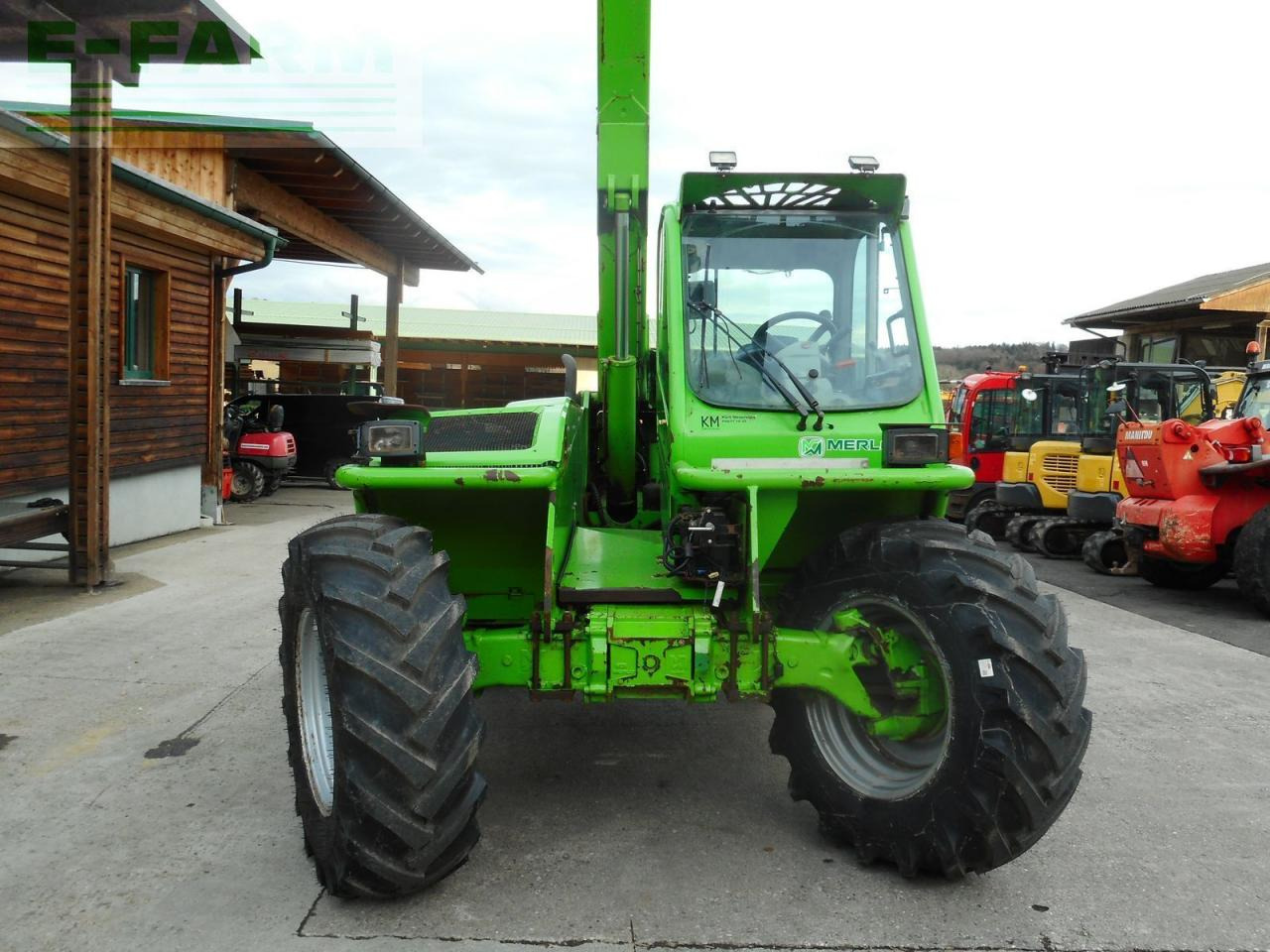 מפעיל טלסקופי Merlo p40.7 turbofarmer ( neue bereifung ): תמונה 18