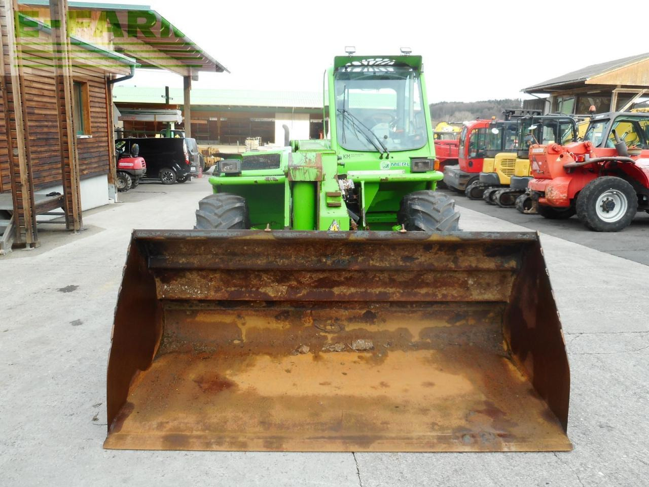 מפעיל טלסקופי Merlo p40.7 turbofarmer ( neue bereifung ): תמונה 6