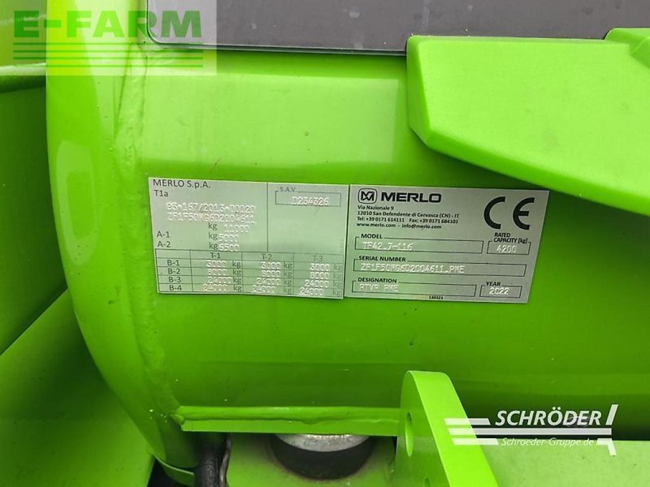 Merlo tf 42.7 - 116 - מפעיל טלסקופי: תמונה 2 Merlo tf 42.7 - 116 - מפעיל טלסקופי: תמונה 2