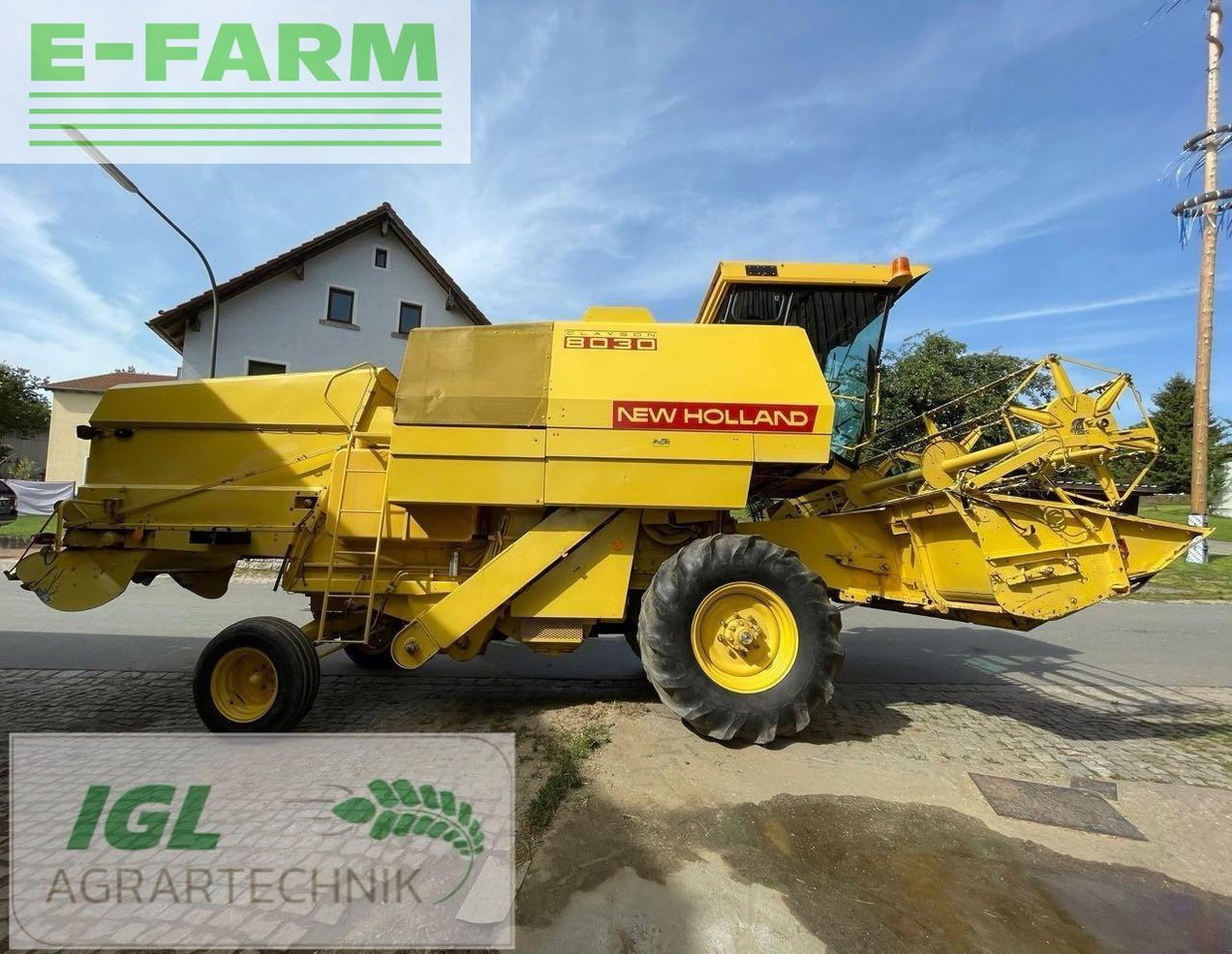 מקצרת קומבינה New Holland 8030: תמונה 6