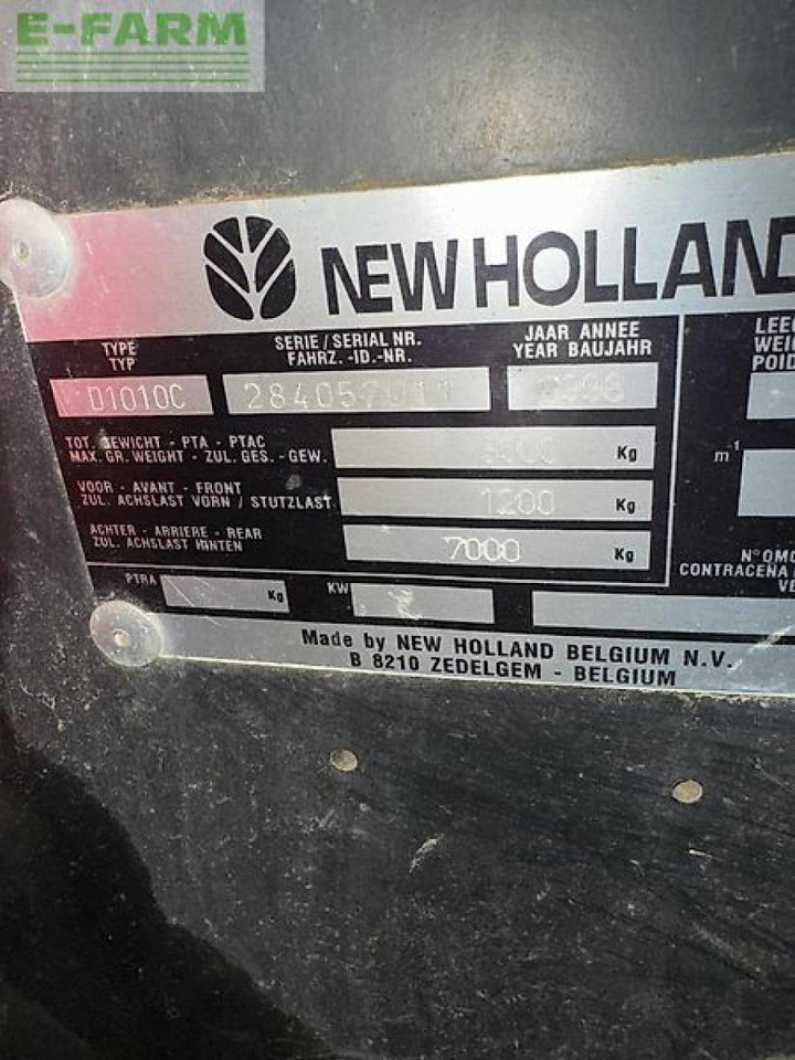 New Holland d1010 - מכונת צרור מרובעת: תמונה 5 New Holland d1010 - מכונת צרור מרובעת: תמונה 5