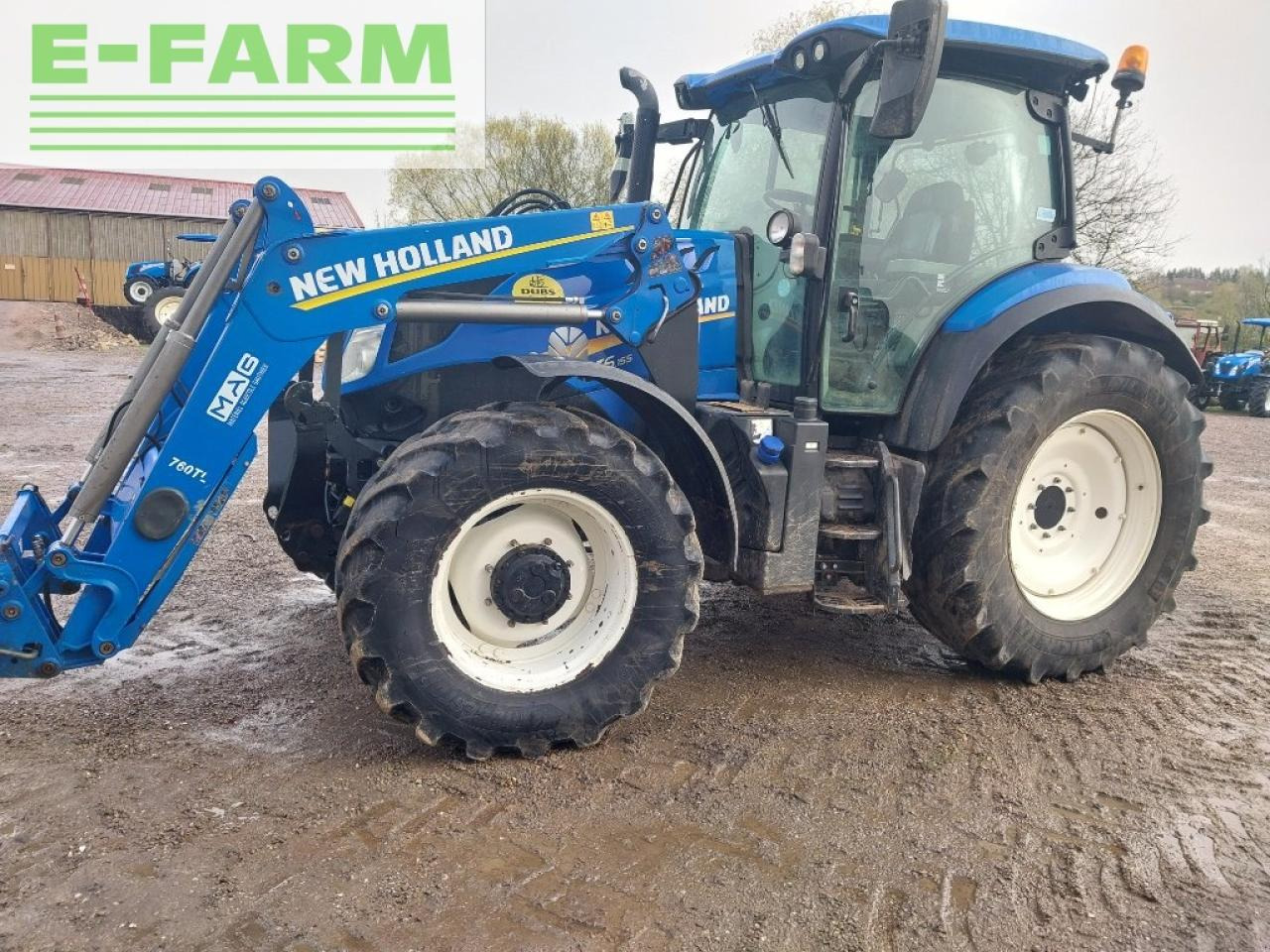 New Holland t6.155 - טרקטור חקלאי: תמונה 1 New Holland t6.155 - טרקטור חקלאי: תמונה 1
