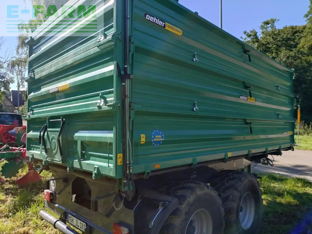 Oehler tdk 160, 16to, hydr. rückwand - מסיר פסולת/ קרון נגרר חקלאי: תמונה 3 Oehler tdk 160, 16to, hydr. rückwand - מסיר פסולת/ קרון נגרר חקלאי: תמונה 3