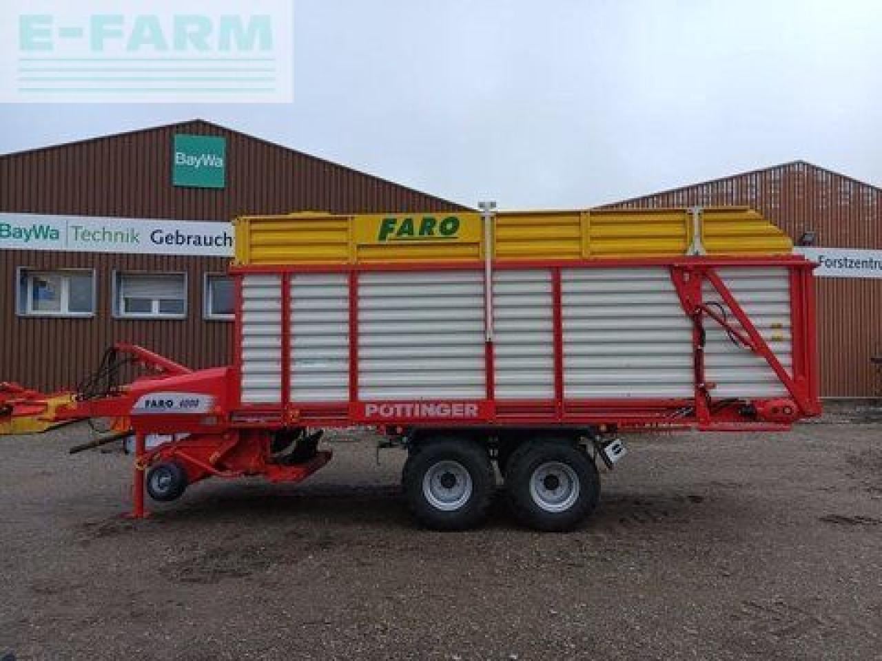 Pöttinger ladewagen faro 4000 l - מסיר פסולת/ קרון נגרר חקלאי: תמונה 2 Pöttinger ladewagen faro 4000 l - מסיר פסולת/ קרון נגרר חקלאי: תמונה 2