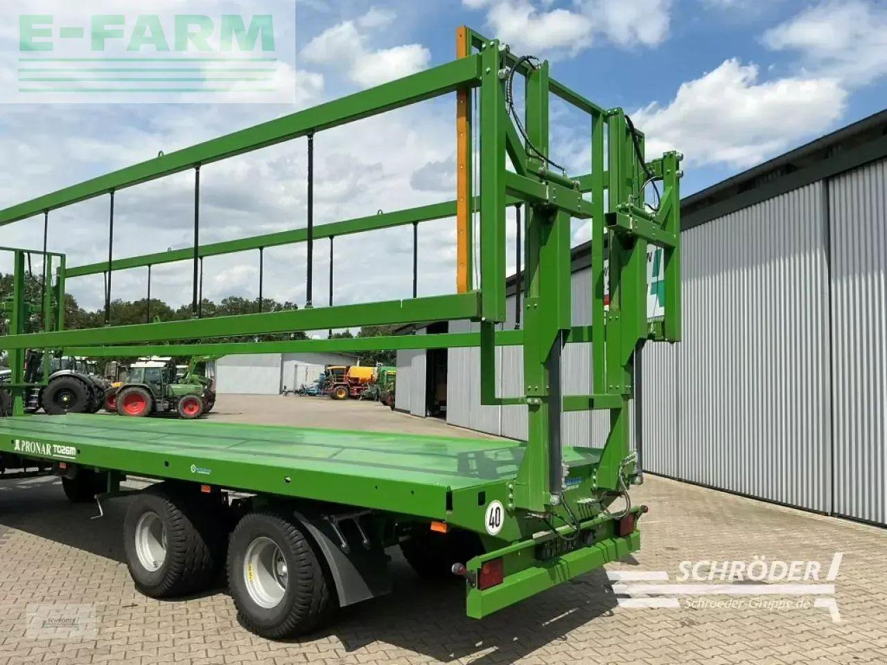 קרון נגרר לפלטפורמות חקלאיות Pronar to 26 m: תמונה 7 קרון נגרר לפלטפורמות חקלאיות Pronar to 26 m: תמונה 7