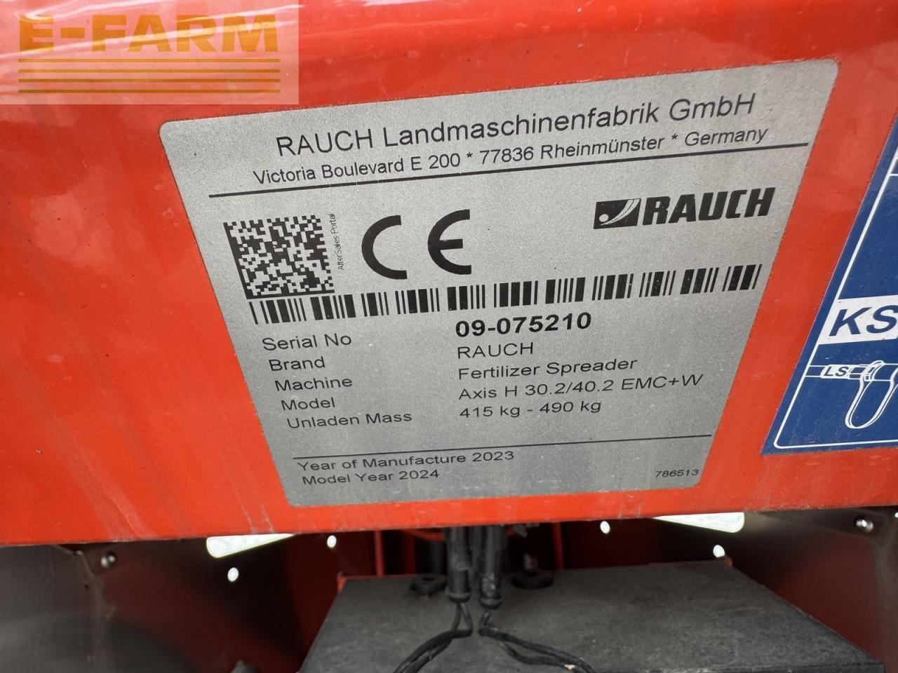 Rauch axis h 30.2 emc+w isobus - מפזרת דשן: תמונה 5 Rauch axis h 30.2 emc+w isobus - מפזרת דשן: תמונה 5