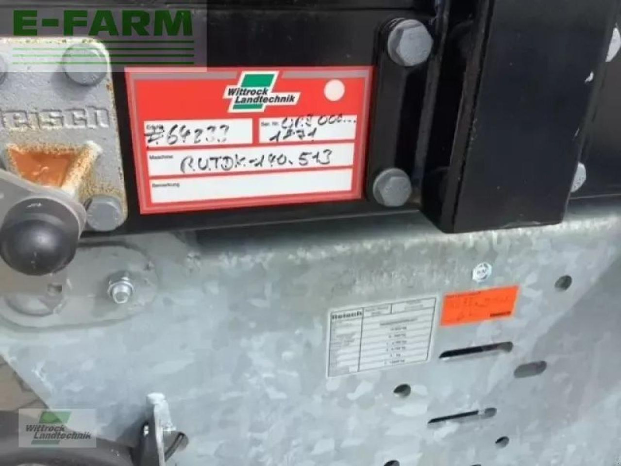 Reisch rutdk-140.513 - מסיר פסולת/ קרון נגרר חקלאי: תמונה 5 Reisch rutdk-140.513 - מסיר פסולת/ קרון נגרר חקלאי: תמונה 5