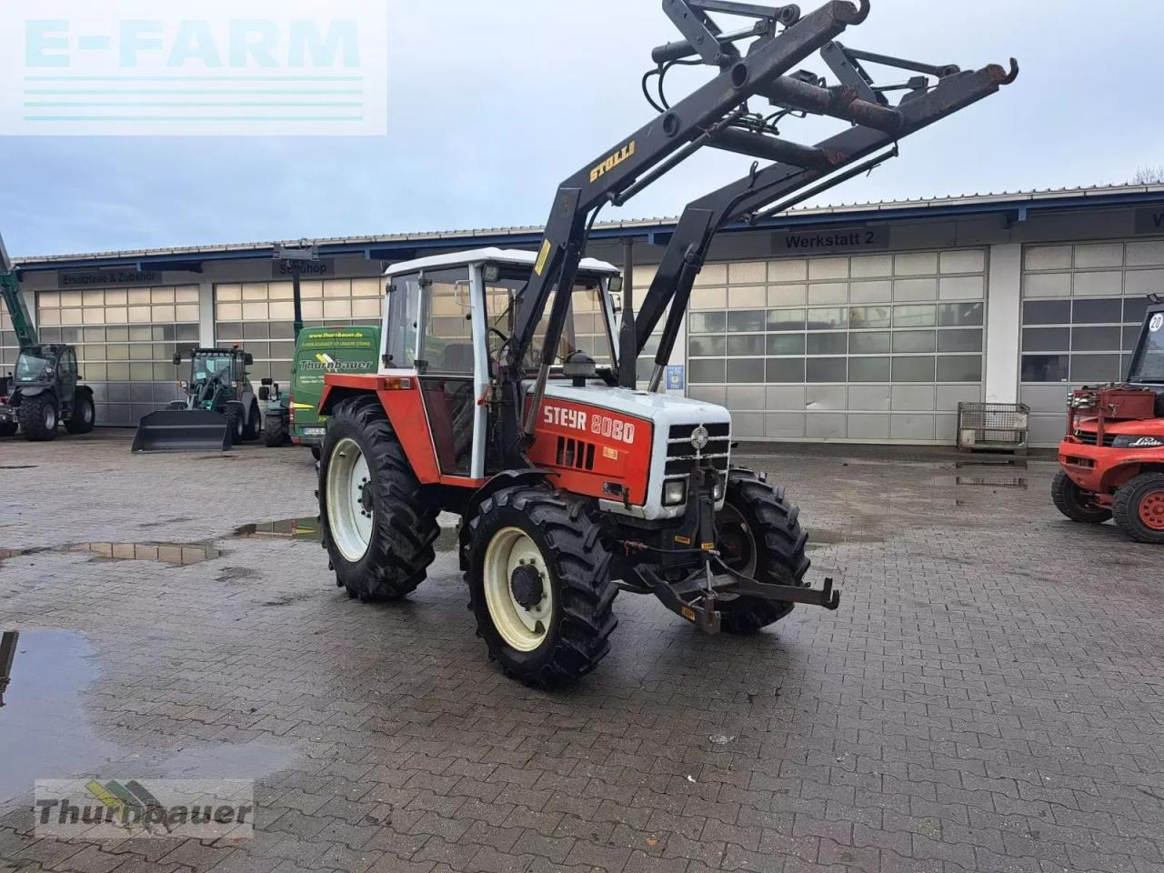 Steyr 8080 - טרקטור חקלאי: תמונה 4 Steyr 8080 - טרקטור חקלאי: תמונה 4