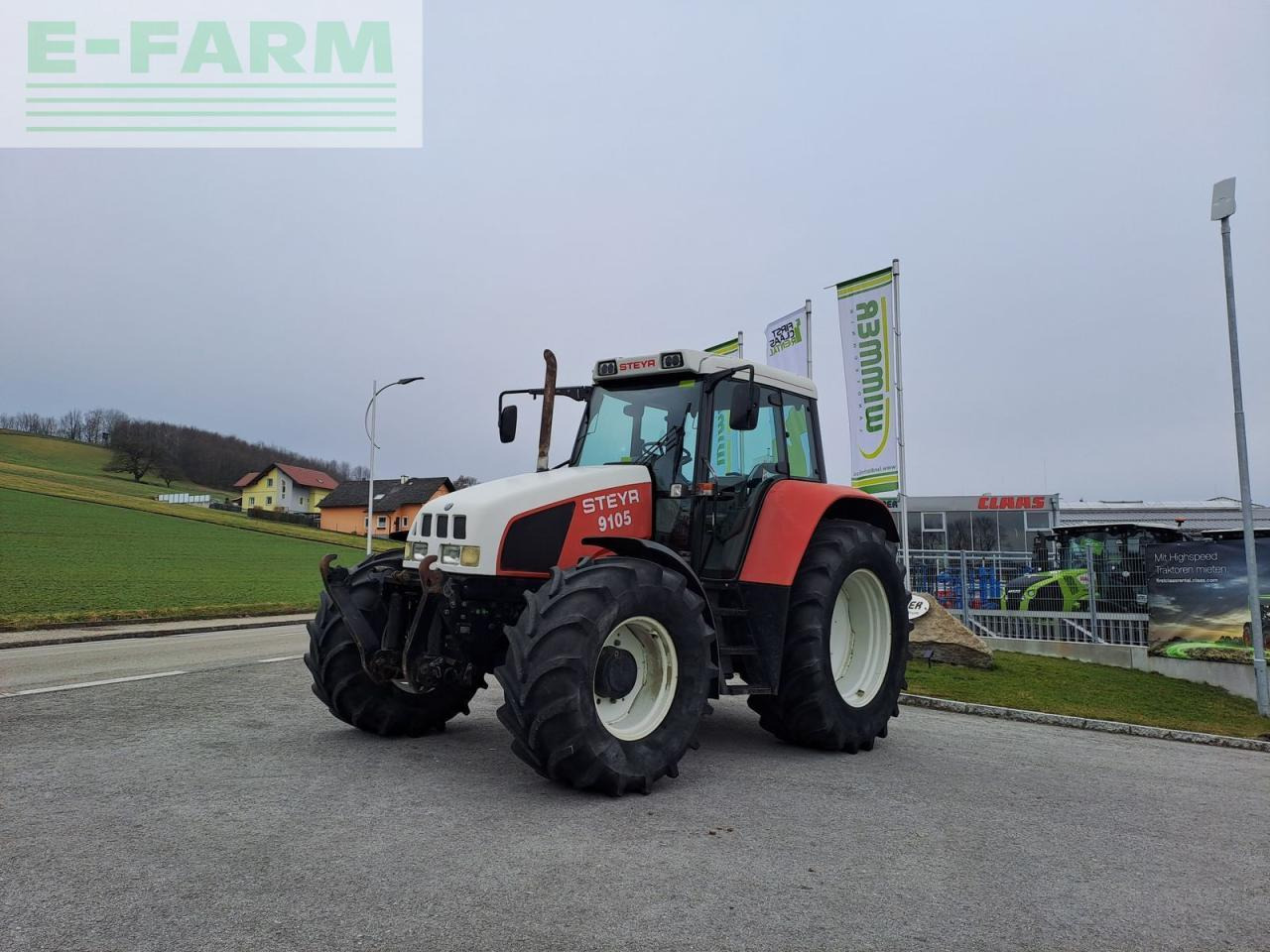 Steyr 9105 - טרקטור חקלאי: תמונה 1 Steyr 9105 - טרקטור חקלאי: תמונה 1