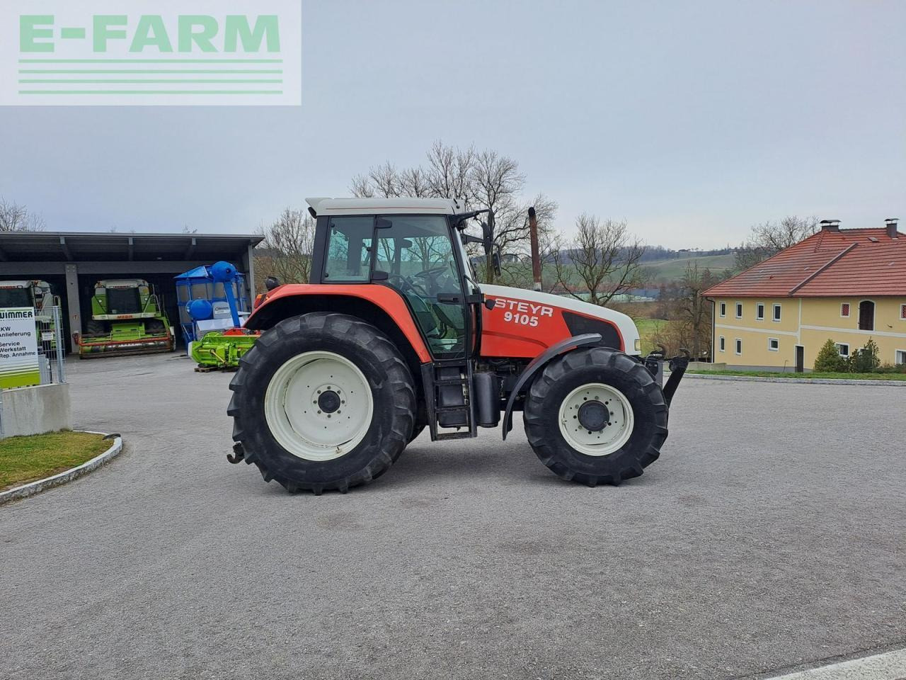 Steyr 9105 - טרקטור חקלאי: תמונה 3 Steyr 9105 - טרקטור חקלאי: תמונה 3