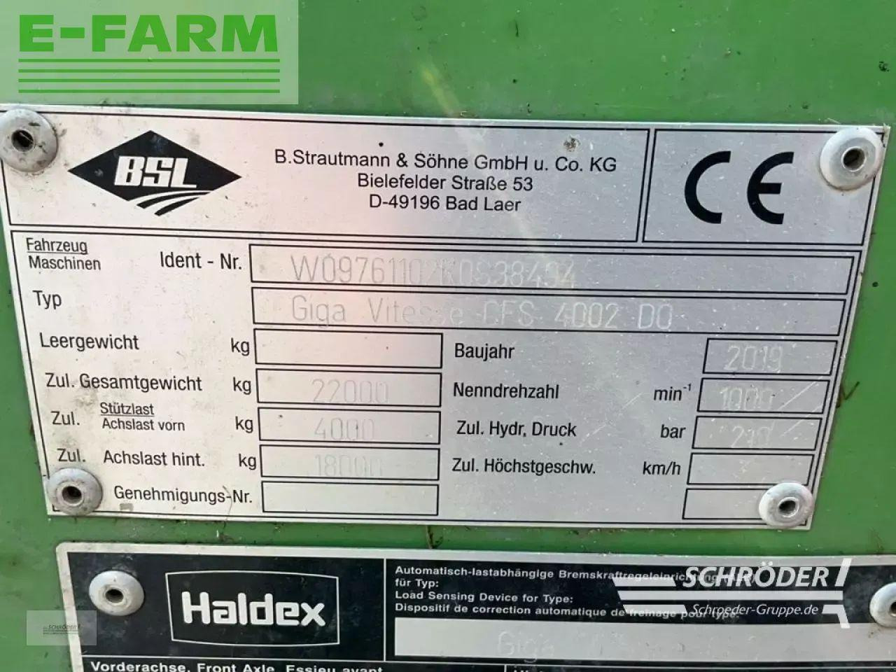Strautmann giga vitesse 4002 do - עגלת טעינה עצמית: תמונה 5 Strautmann giga vitesse 4002 do - עגלת טעינה עצמית: תמונה 5