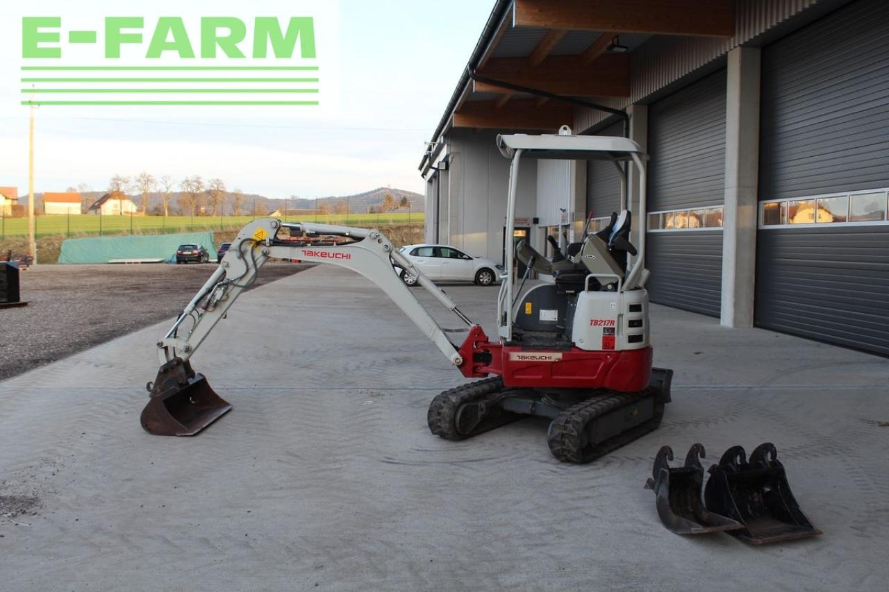 Takeuchi takeuchi tb 217 r minibagger - bagger - מיני מחפר: תמונה 3 Takeuchi takeuchi tb 217 r minibagger - bagger - מיני מחפר: תמונה 3