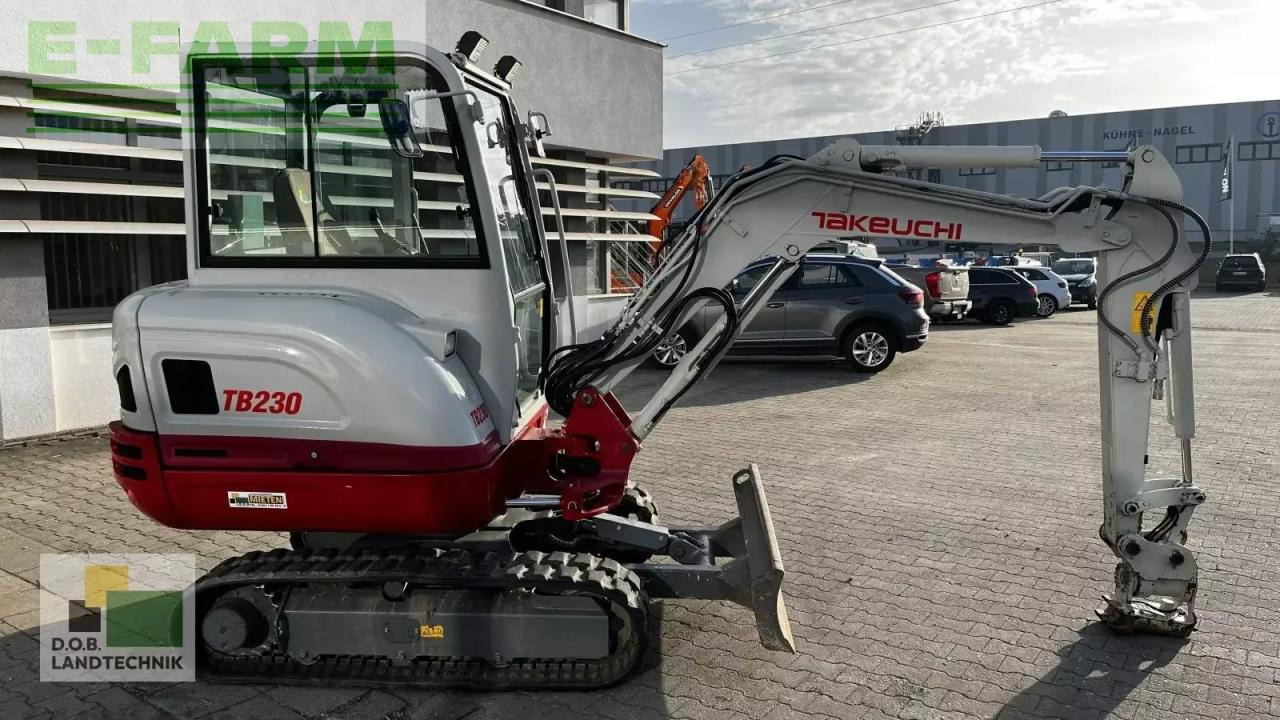 Takeuchi tb 230 - מיני מחפר: תמונה 3 Takeuchi tb 230 - מיני מחפר: תמונה 3