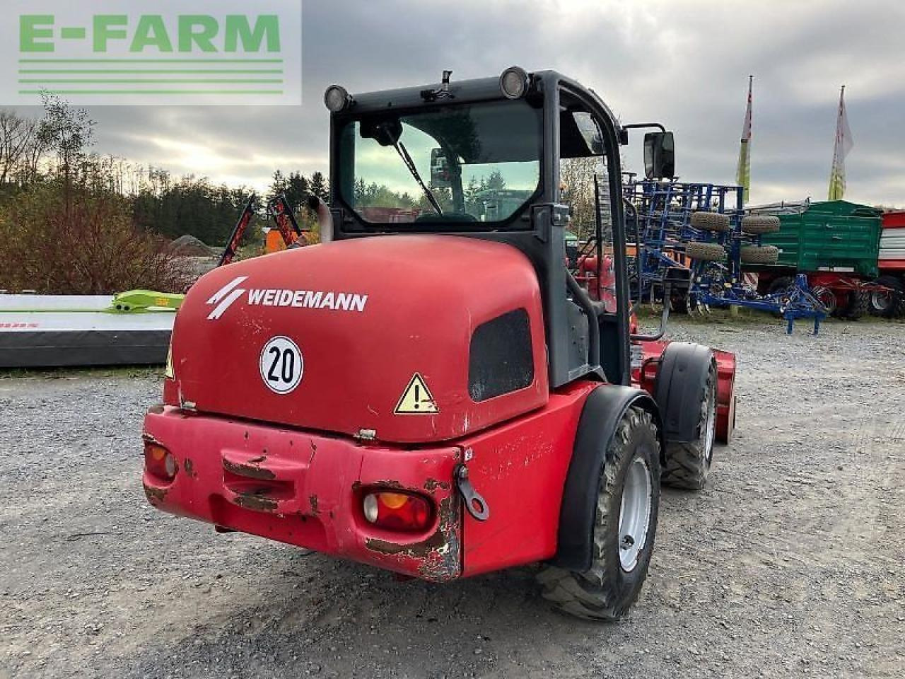 Weidemann gebr. 3070 cx 60 hoflader - מיני מחפר: תמונה 4 Weidemann gebr. 3070 cx 60 hoflader - מיני מחפר: תמונה 4