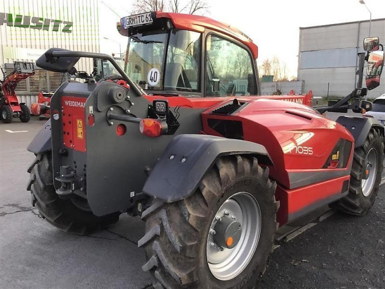 מפעיל טלסקופי Weidemann teleskopradla. weidemann t7035: תמונה 8