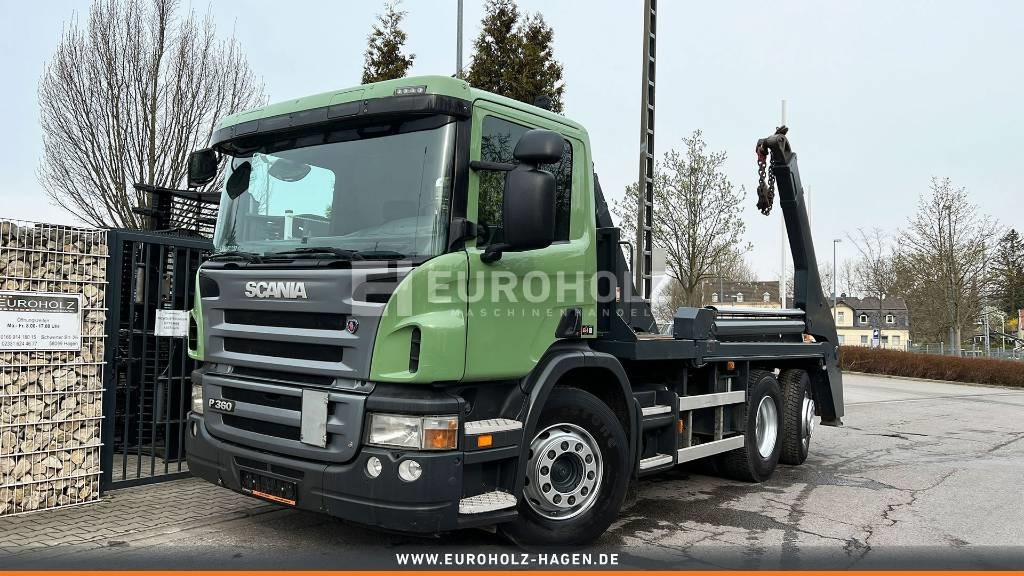 משאית דילוג העמסה Scania P 360 Absetzkipper 6x2 Liftachse, gelenkte Achse: תמונה 7