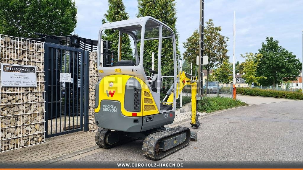 Wacker Neuson Minibagger ET16, Schnellwechsler MS01, Schutzdach - מיני מחפר: תמונה 5 Wacker Neuson Minibagger ET16, Schnellwechsler MS01, Schutzdach - מיני מחפר: תמונה 5