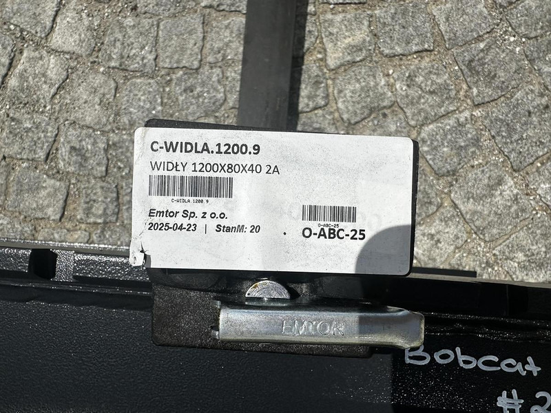 Big Palettengabel mit Bobcat 114cm Aufnahme - מזלגות עבור ציוד לטיפול בחומרים: תמונה 5 Big Palettengabel mit Bobcat 114cm Aufnahme - מזלגות עבור ציוד לטיפול בחומרים: תמונה 5