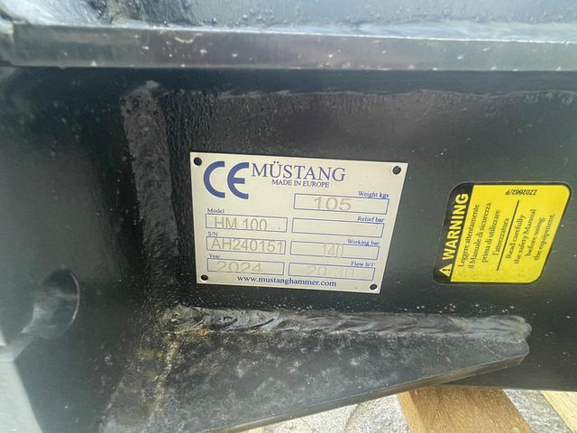 Mustang HM100 Hydraulikhammer - פטיש הידרולי: תמונה 5 Mustang HM100 Hydraulikhammer - פטיש הידרולי: תמונה 5