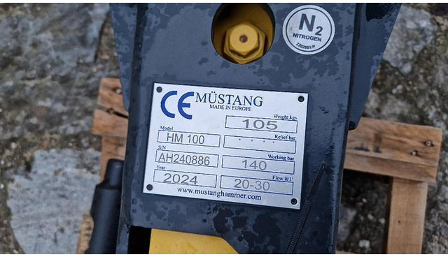 Mustang HM100 Hydraulikhammer - פטיש הידרולי: תמונה 5 Mustang HM100 Hydraulikhammer - פטיש הידרולי: תמונה 5