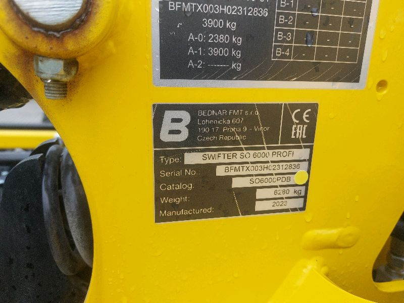 Bednar Swifter SO Profi 6000 - קלטרת: תמונה 4 Bednar Swifter SO Profi 6000 - קלטרת: תמונה 4